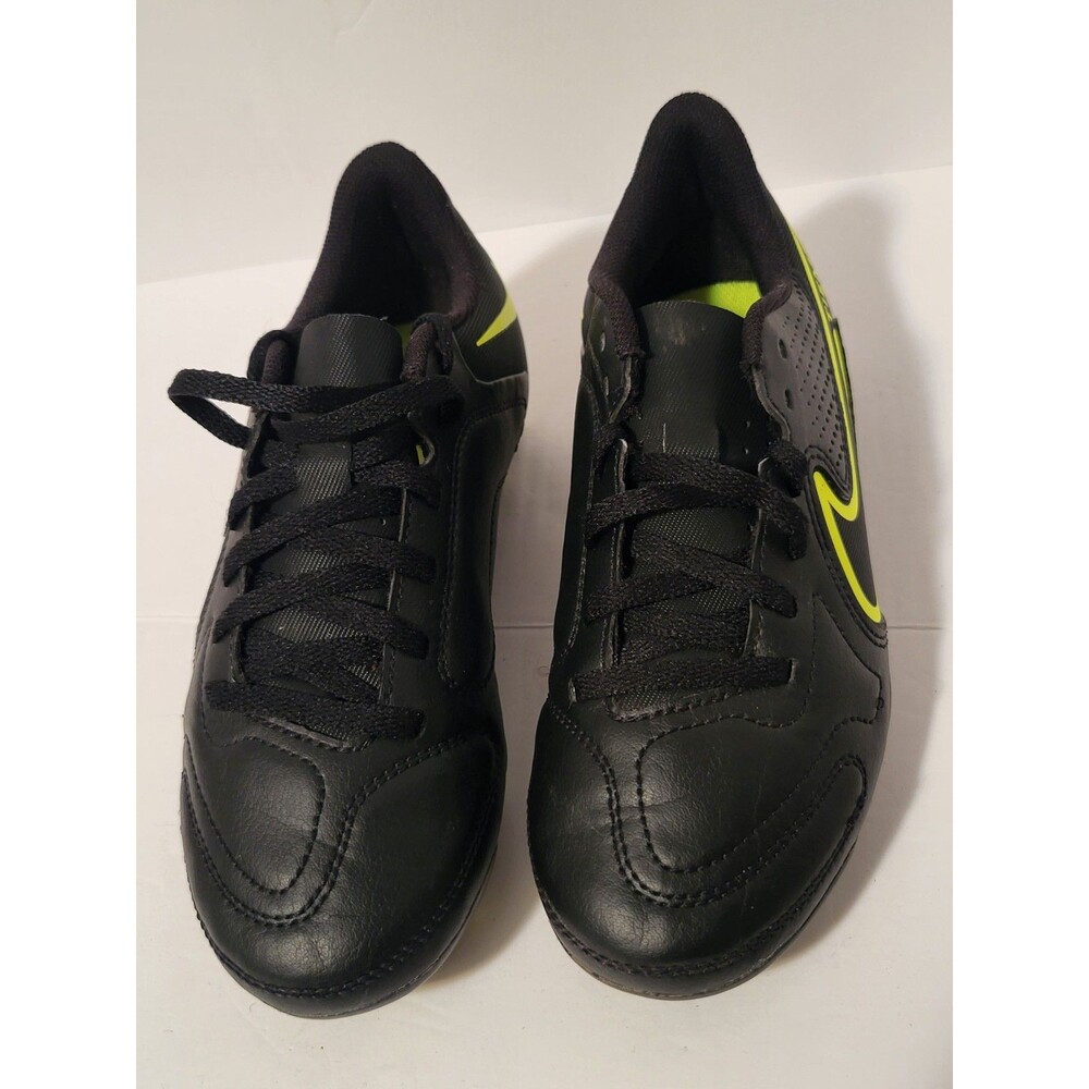 Nike Tiempo Legend Club FG Soccer Cleats Youth 1.5Y DA1331-070 Black Green